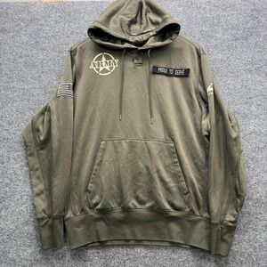ARMY Performance Hoodie Men's Size XL Green Long Sleeve Pullover Sweatshirt
